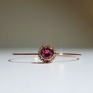 Ted Baker London Pink Swarovski Crystal Sappelle Daisy Lace Ultra Fine …